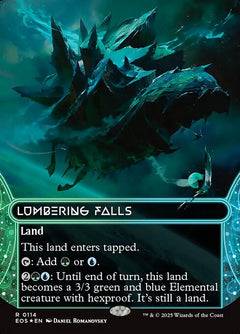 Lumbering Falls (Borderless - Galaxy Foil)