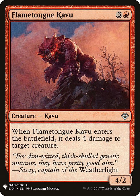 Flametongue Kavu - Nonfoil