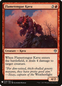 Flametongue Kavu (E01-48)