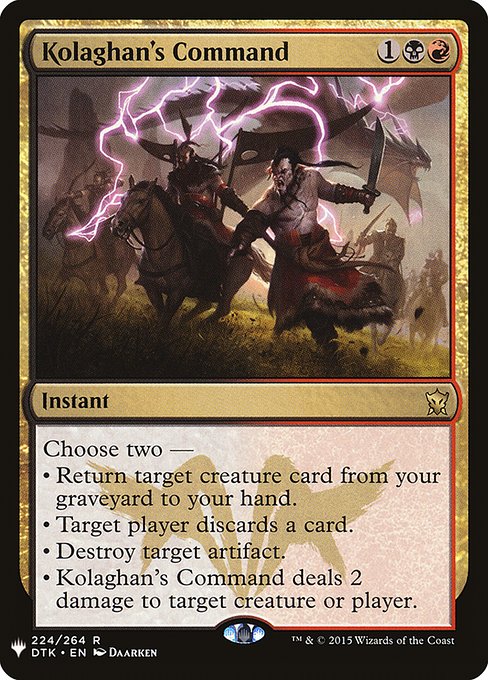 Kolaghan's Command - Nonfoil