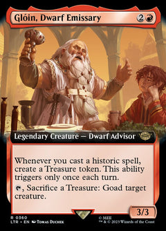 Glóin, Dwarf Emissary (Extended Art)