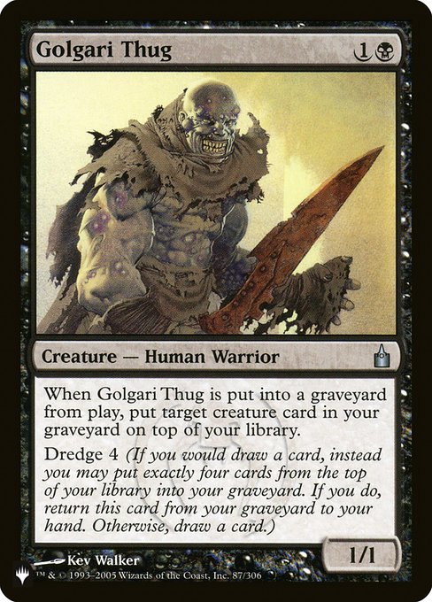 Golgari Thug - Nonfoil