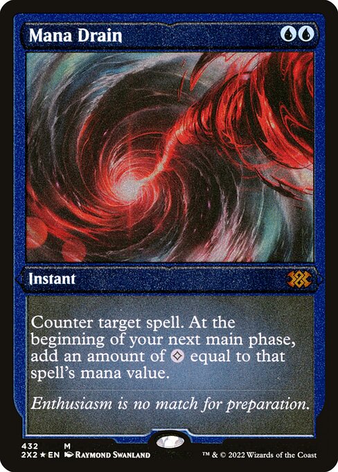 Mana Drain - Etched