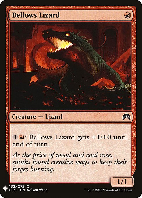 Bellows Lizard - Nonfoil