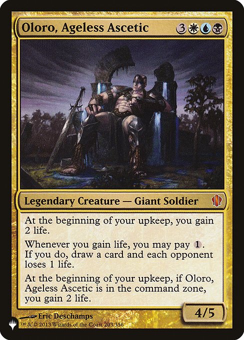Oloro, Ageless Ascetic - Nonfoil