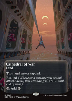 Cathedral of War (Borderless - Poster Galaxy Foil)
