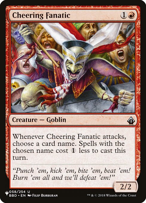Cheering Fanatic - Nonfoil