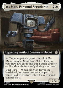 Yes Man, Personal Securitron (Extended Art - Surge Foil)