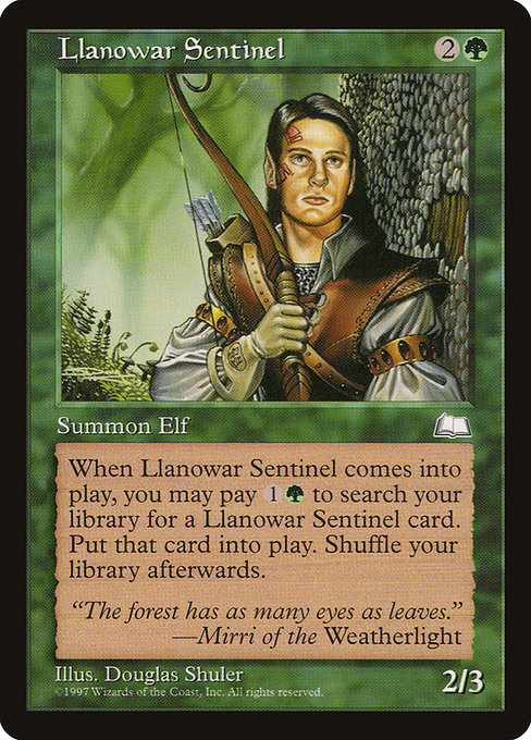 Llanowar Sentinel - Nonfoil