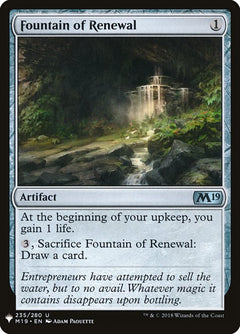 Fountain of Renewal (M19-235)