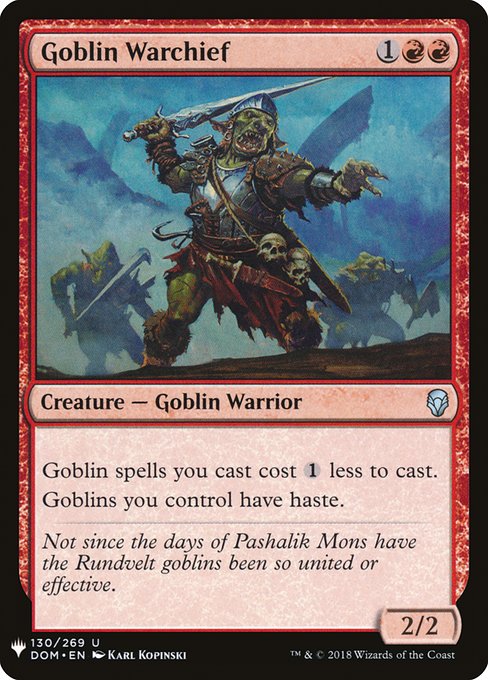 Goblin Warchief - Nonfoil