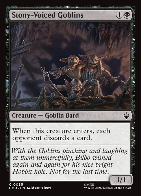 Stony-Voiced Goblins