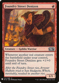 Foundry Street Denizen (M15-141)