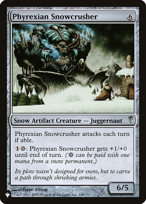 Phyrexian Snowcrusher - Nonfoil