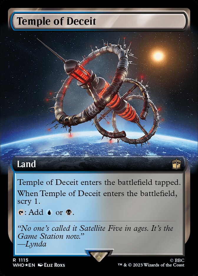Temple of Deceit (Extended Art - Surge Foil)