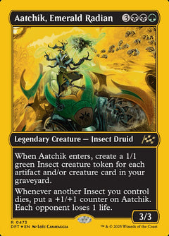Aatchik, Emerald Radian (Gold Foil)
