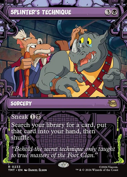 Splinter's Technique - Nonfoil