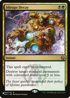 Abrupt Decay (GK1-57)