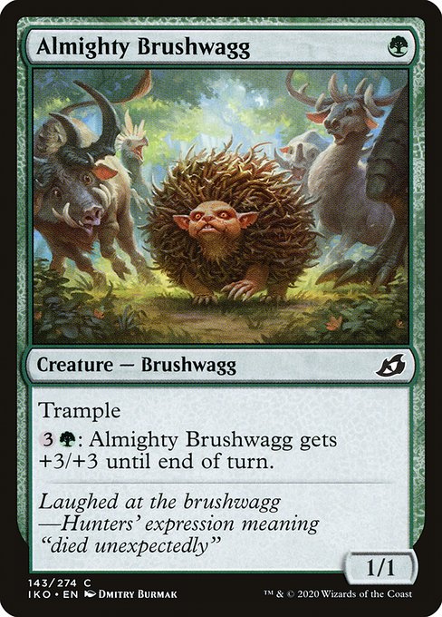 Almighty Brushwagg - Nonfoil