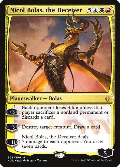Nicol Bolas, the Deceiver - Foil