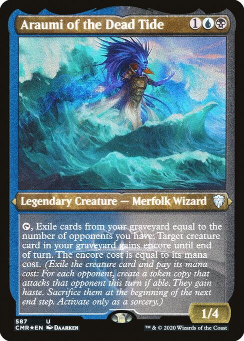Araumi of the Dead Tide - Etched