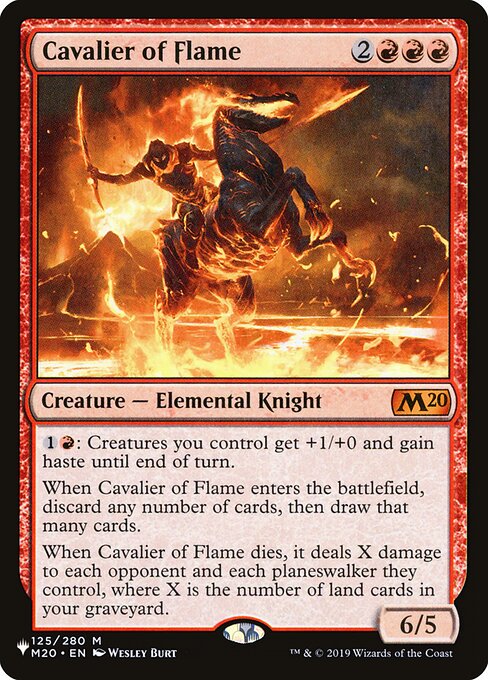 Cavalier of Flame - Nonfoil