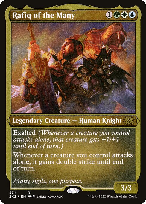 Rafiq of the Many - Etched