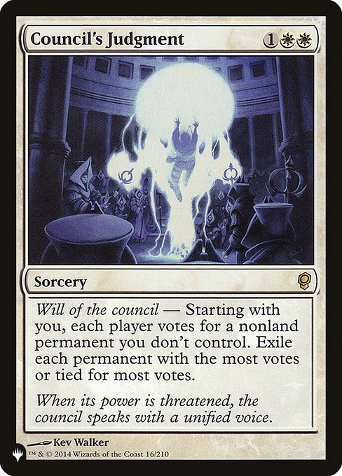 Council's Judgment - Nonfoil
