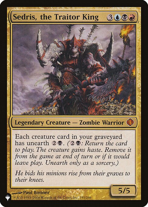 Sedris, the Traitor King - Nonfoil