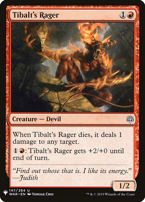 Tibalt's Rager - Nonfoil