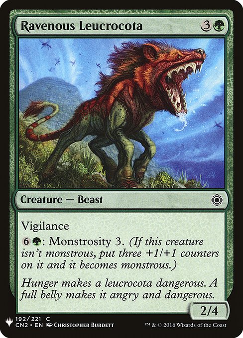 Ravenous Leucrocota - Nonfoil