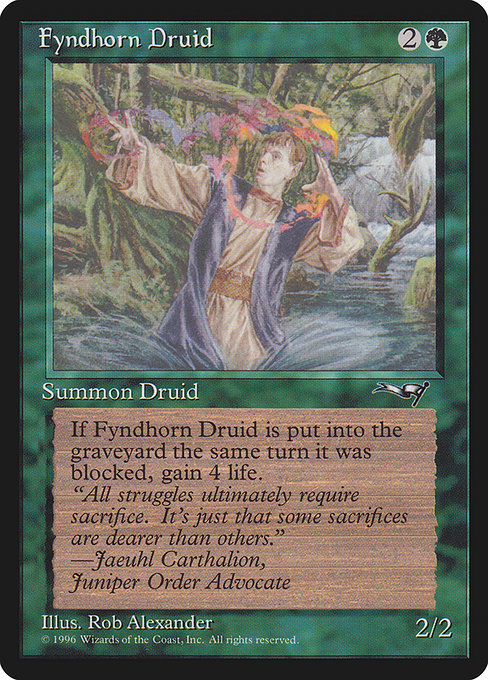 Fyndhorn Druid - Nonfoil