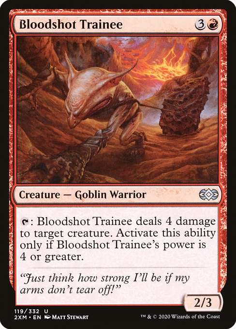 Bloodshot Trainee - Nonfoil