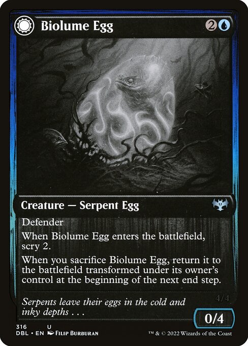 Biolume Egg // Biolume Serpent - Nonfoil
