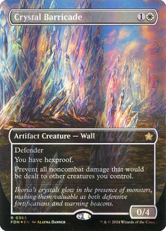 Crystal Barricade (Borderless - Mana Foil)