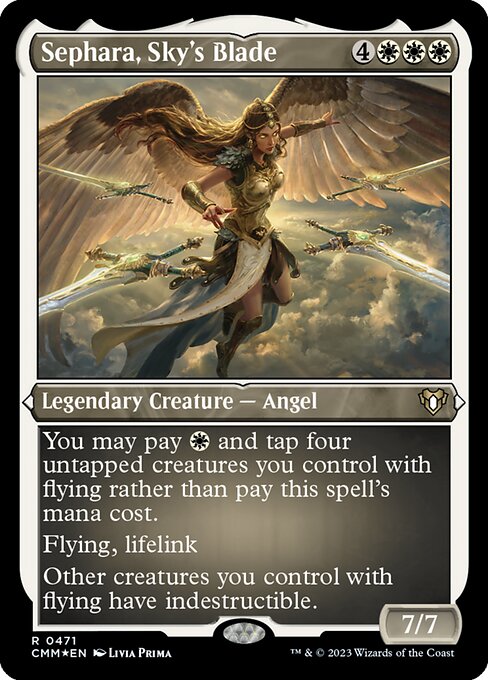 Sephara, Sky's Blade - Etched