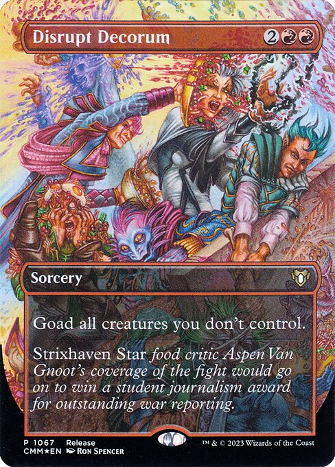 Disrupt Decorum - Foil