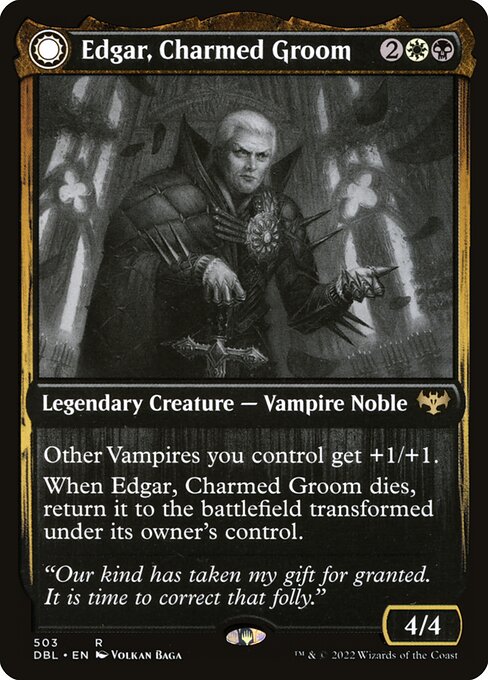Edgar, Charmed Groom // Edgar Markov's Coffin - Nonfoil
