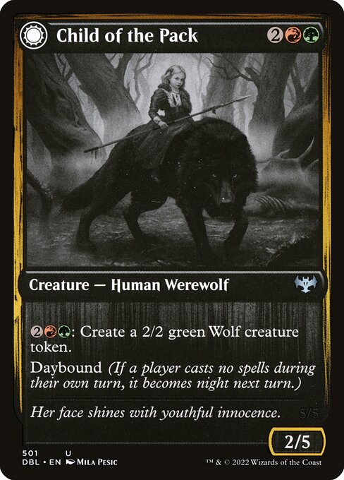 Child of the Pack // Savage Packmate - Nonfoil