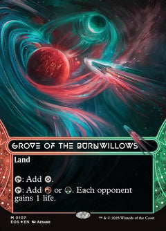 Grove of the Burnwillows (Borderless - Galaxy Foil)