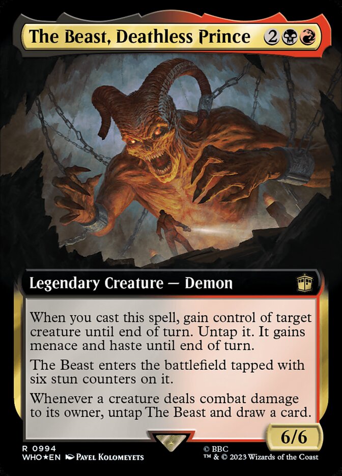 The Beast, Deathless Prince (Extended Art - Surge Foil)
