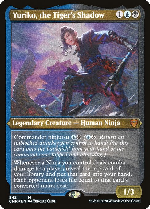 Yuriko, the Tiger's Shadow - Etched