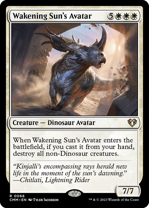 Wakening Sun's Avatar - Nonfoil