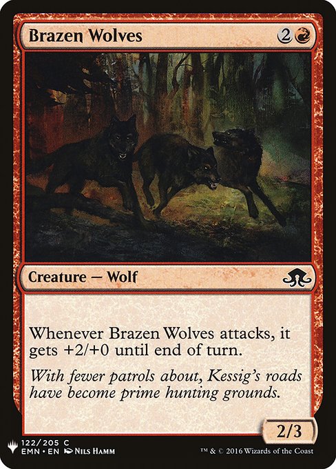 Brazen Wolves - Nonfoil