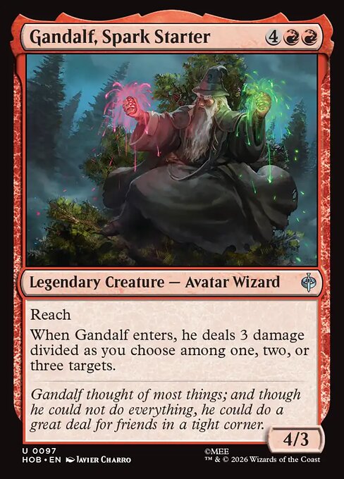 Gandalf, Spark Starter