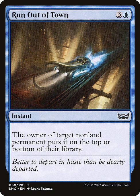 Run Out of Town - Nonfoil