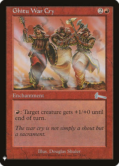 Ghitu War Cry (ULG-78)