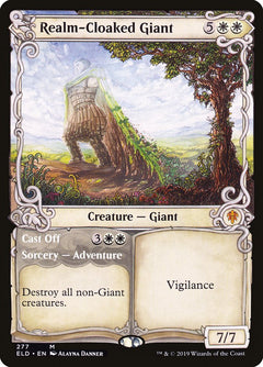 Realm-Cloaked Giant // Cast Off (Showcase)