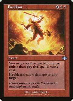 Fireblast (Retro Frame)