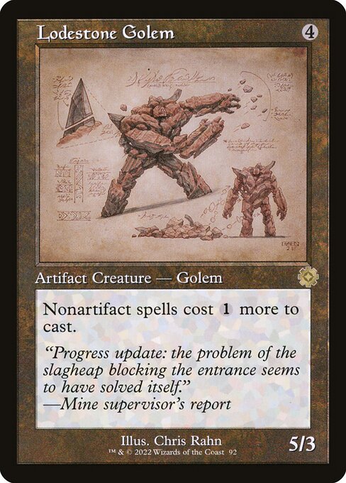 Lodestone Golem - Nonfoil